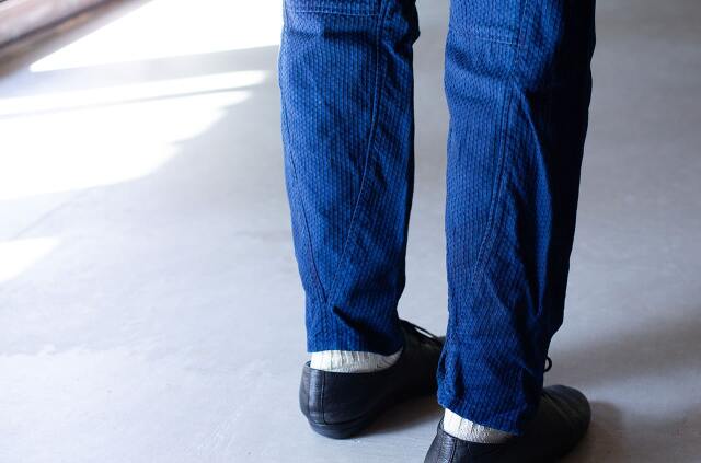 indigo sashiko SAPPAKAMA（インディゴ刺子猿袴）