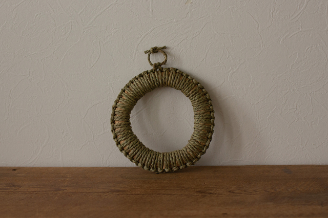 工房ストロー　鍋敷き　藁細工