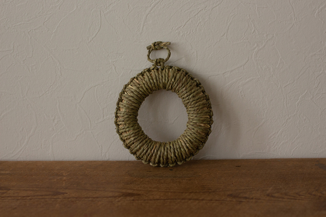 工房ストロー　鍋敷き　藁細工