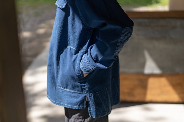 縁日 indigo YAMA SHIRT（インディゴ山シャツ）