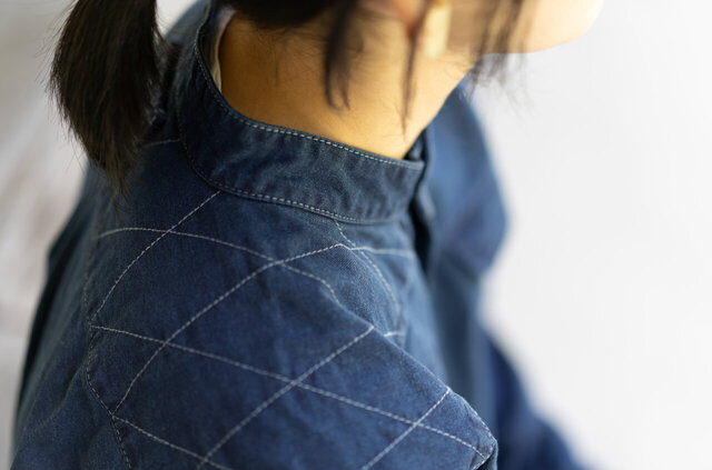 縁日 indigo YAMA SHIRT（インディゴ山シャツ）