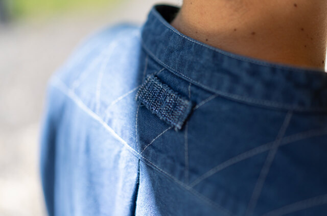 縁日 indigo YAMA SHIRT（インディゴ山シャツ）