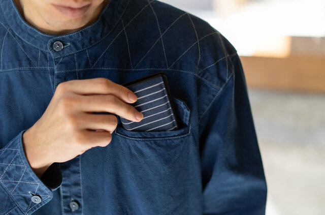 縁日 indigo YAMA SHIRT（インディゴ山シャツ）
