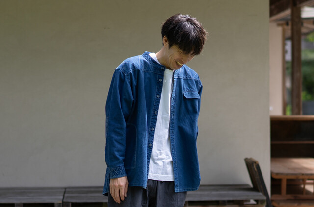 縁日 indigo YAMA SHIRT（インディゴ山シャツ）