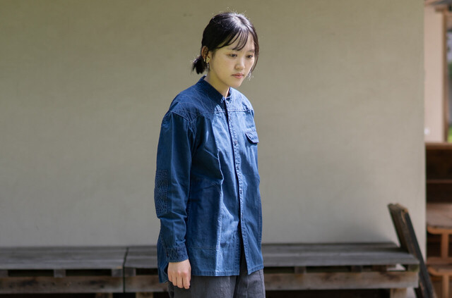 縁日 indigo YAMA SHIRT（インディゴ山シャツ）