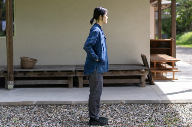 縁日 indigo YAMA SHIRT（インディゴ山シャツ）