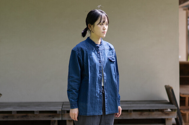 縁日 indigo YAMA SHIRT（インディゴ山シャツ）