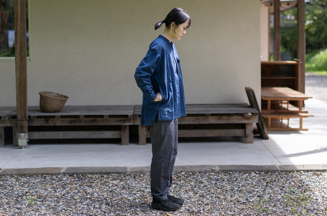 縁日 indigo YAMA SHIRT（インディゴ山シャツ）