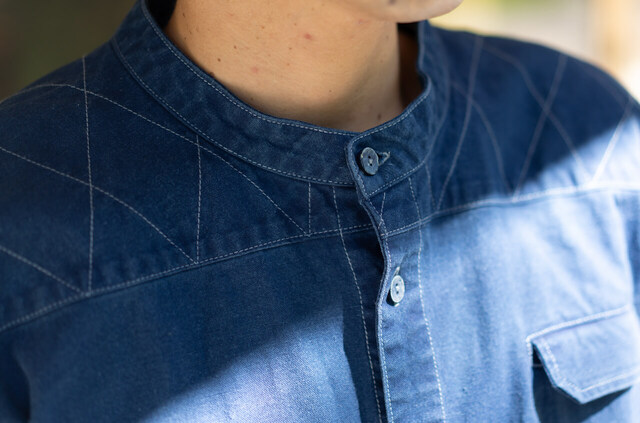 縁日 indigo YAMA SHIRT（インディゴ山シャツ）
