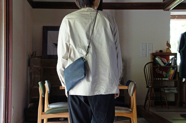 縁日 熊革　サコッシュ