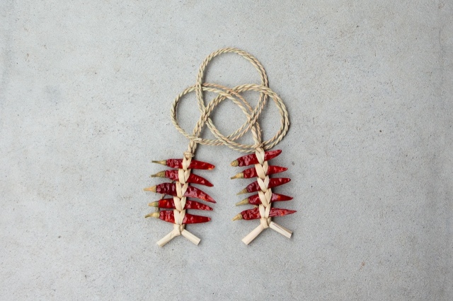 工房ストロー　魔除け　しめ飾り