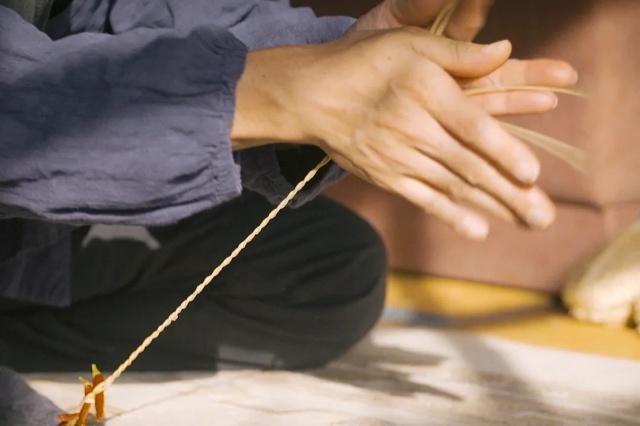 工房ストロー　魔除け　しめ飾り