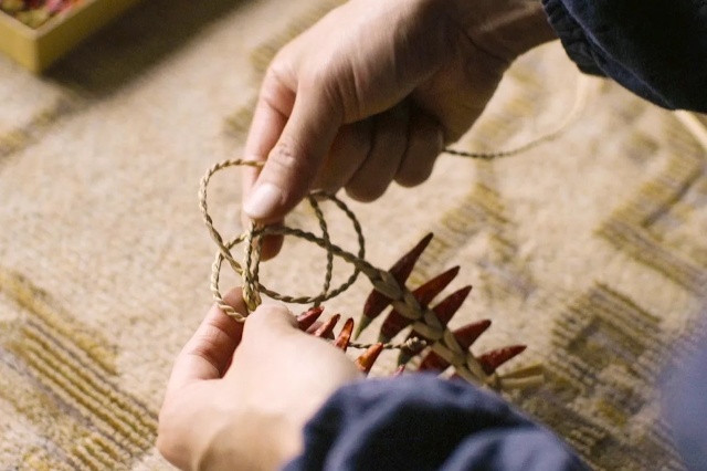 工房ストロー　魔除け　しめ飾り