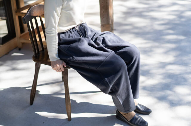MITTAN / PT-154 NM ウールモッサパンツ