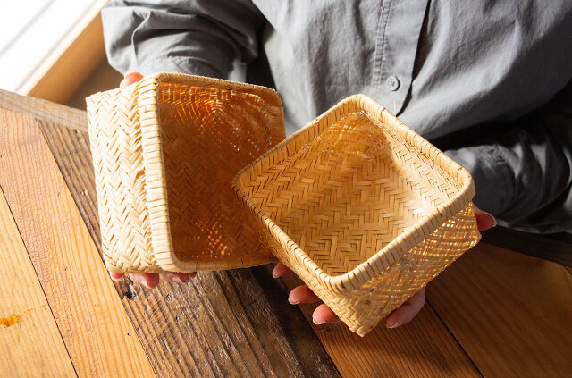 すず竹 弁当箱 角 | 縁日(えんにち)公式オンラインショップ