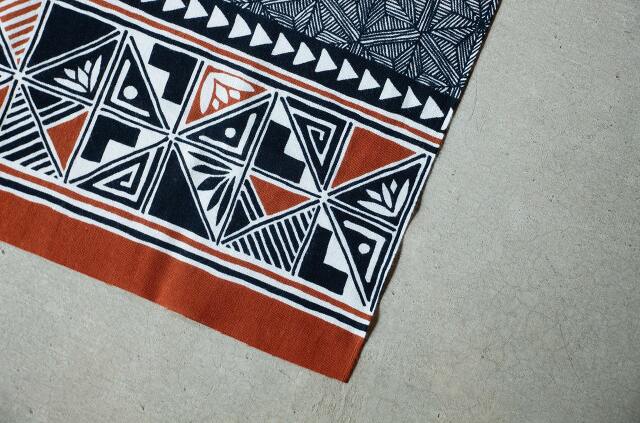 縁日　手ぬぐい　麻の葉フォークロア