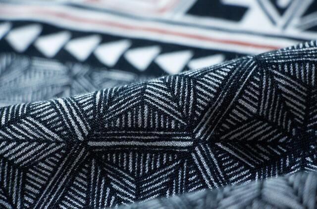 縁日　手ぬぐい　麻の葉フォークロア