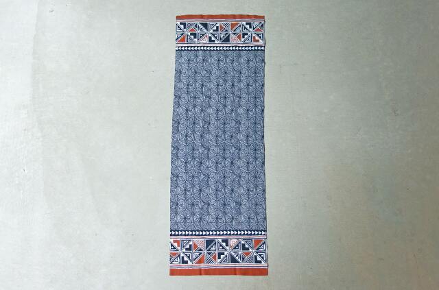 縁日　手ぬぐい　麻の葉フォークロア