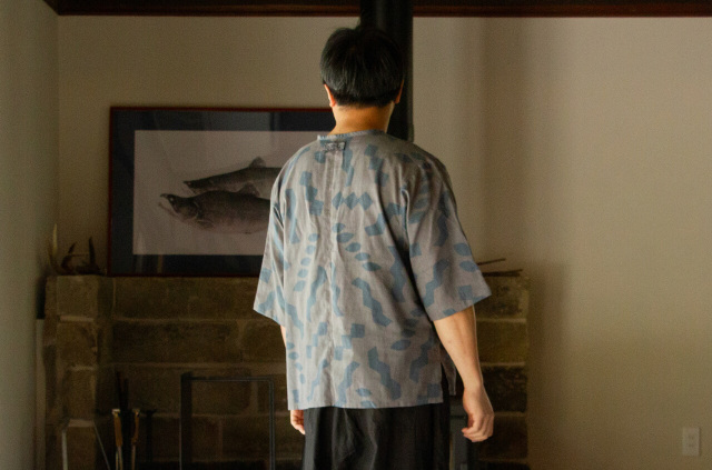 手ぬぐいシャツ 小田中耕一 縁日 鹿踊
