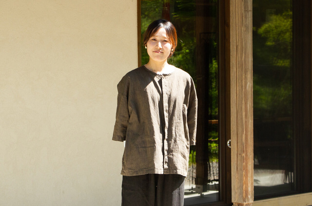 縁日　漆染め ダボシャツ　DABO SHIRT 麻