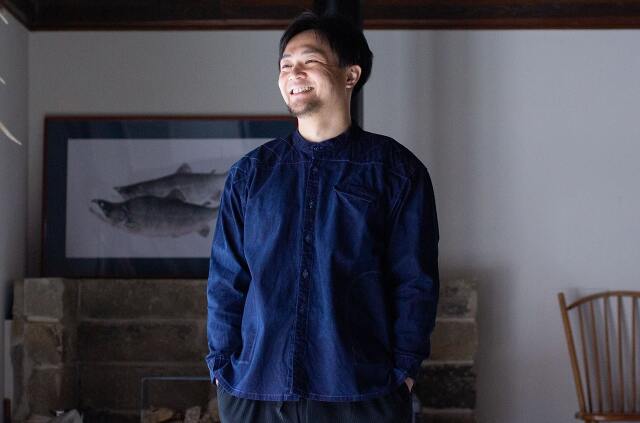 インディゴ山シャツ(indigo YAMASHIRT)