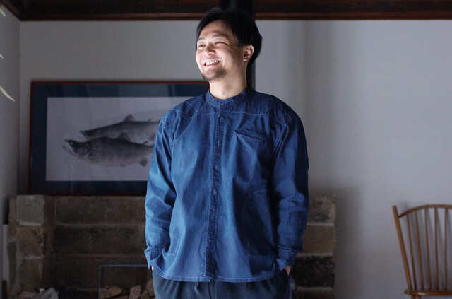 Indigo YAMA SHIRT