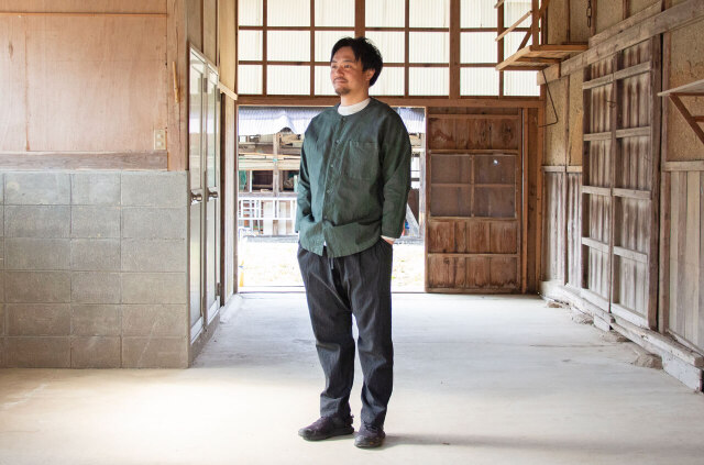 縁日　鯉口シャツ