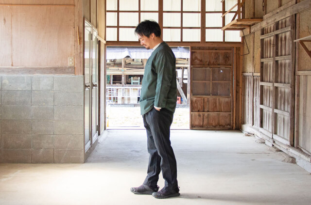 縁日　鯉口シャツ