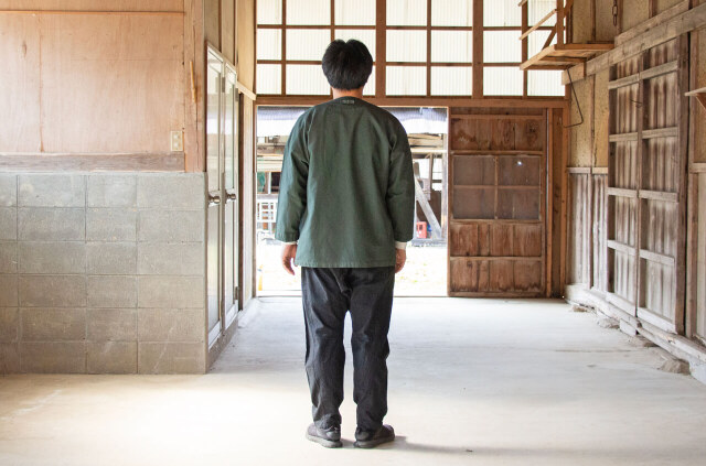 縁日　鯉口シャツ