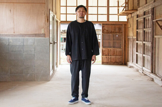 縁日　鯉口シャツ