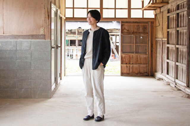 縁日　鯉口シャツ