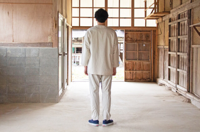 縁日　鯉口シャツ