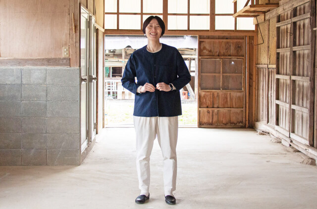 縁日　鯉口シャツ