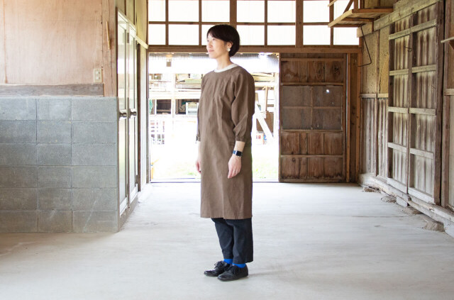 センスのいい お歳暮 漆染の割烹着(KAPPOGI) エプロン・三角巾