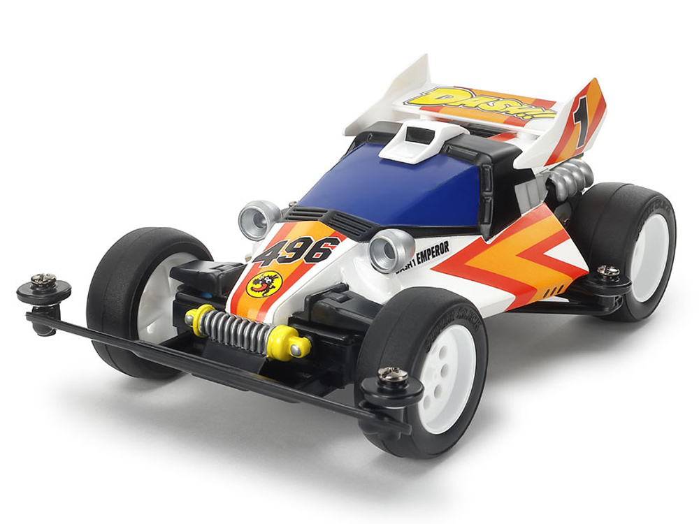 T18025　タミヤ　ダッシュ1号・皇帝(エンペラー)タイプ3シャーシ仕様　えのもとサーキット タミヤ ミニ四駆