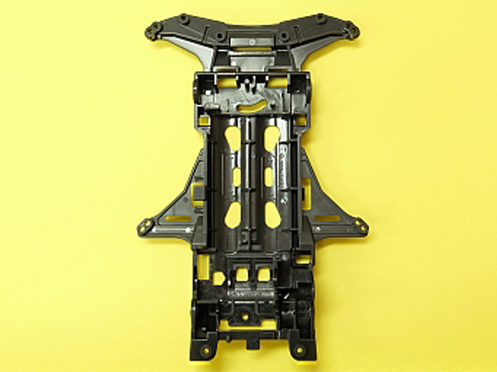 T31243 タミヤアフターパーツ VSシャーシ（ディープガンメタル）