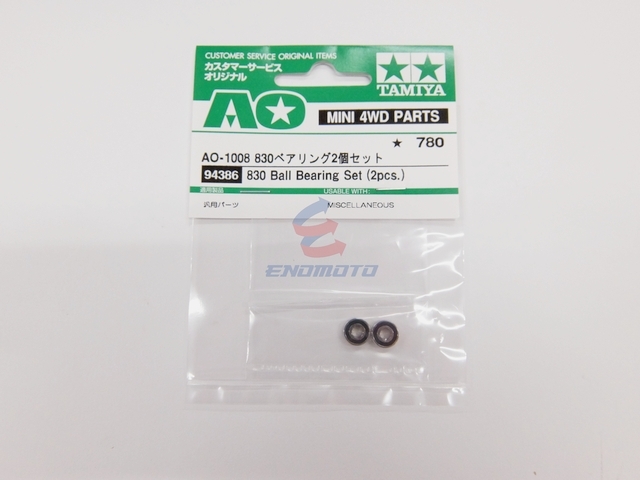 T1008 タミヤ AO AO-1008 830ベアリング 2個セット