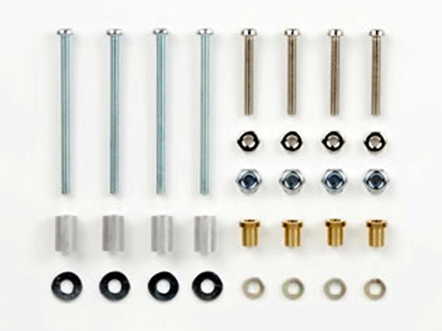 T1007　タミヤ　AO-1007 2mmロングビス・ロックナットセット