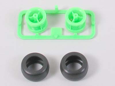 T15239　タミヤ　中空ゴム小径タイヤ（ホイール付）