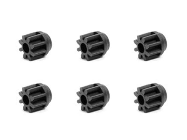 T15453　タミヤ　カーボン強化8Tピニオンギヤ(6個) ミニ四駆 えのもとサーキット