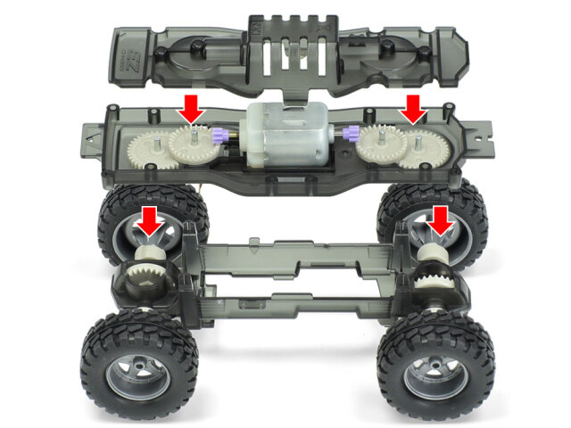 タミヤミニ四駆４台 タミヤ製品□ミニ四駆□プロトエンペラーZX塗装済み組み立て完成