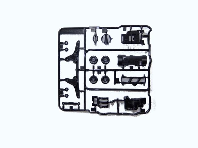 T4327 タミヤ アフターパーツ スーパー2シャーシ Aパーツ（ブラック）