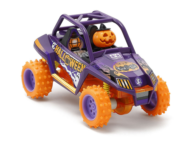 T95707　タミヤ　トレイルミニ四駆 ハロウィンバージョン（EZシャーシ）ミニ四駆　えのもとサーキット
