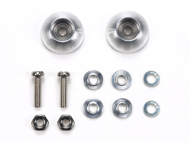 T95709　タミヤ　HG 11mmアルミベアリングローラー (ボウルタイプ)