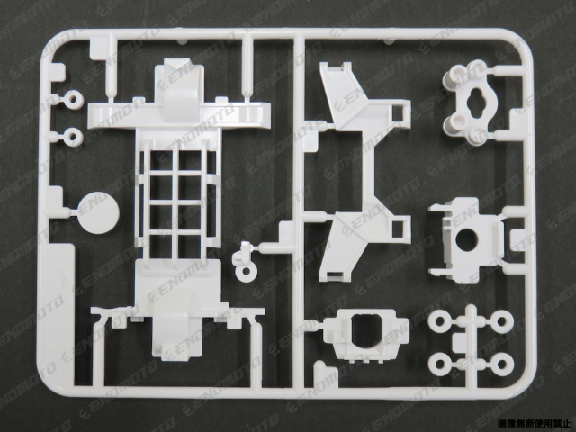 TA9611 タミヤ アフターパーツ MSシャーシ Aパーツ（白）