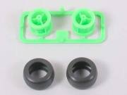 T15239　タミヤ　中空ゴム小径タイヤ（ホイール付）