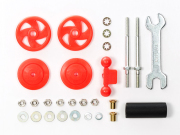 T95402　タミヤ　大径スタビヘッドセット(17mm) (レッド)