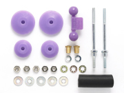 T95518　タミヤ　大径スタビヘッドセット (11mm･15mm パープル)