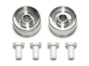 T95680　タミヤ　HG 小径ナロータイヤ (24mm) 用アルミホイール (リバーシブル2本)