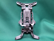 TA9168 タミヤ アフターパーツ ARシャーシ(メタリックグレー)